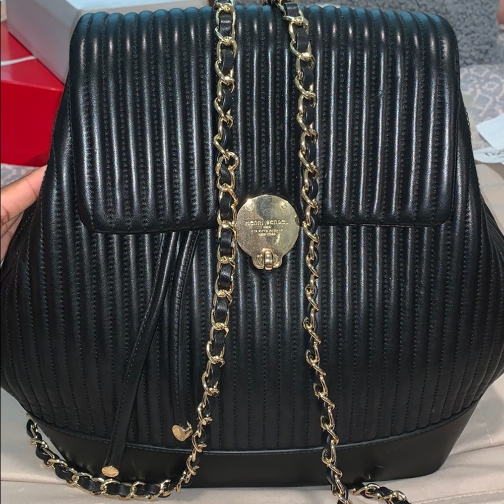 Henri Bendel  black backpack